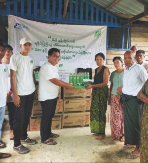 Donation to the Rakhine region’s people who was affective by Cyclone “Mocha”