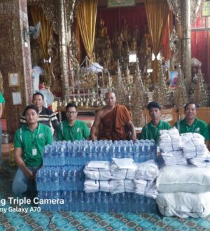 Donations to people from Myanmar’s Flood-Hit Bago Region